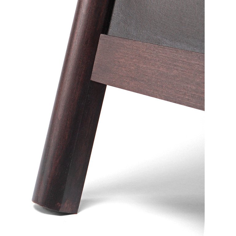 Chevalet ardoise Natura double face avec cadre en bois