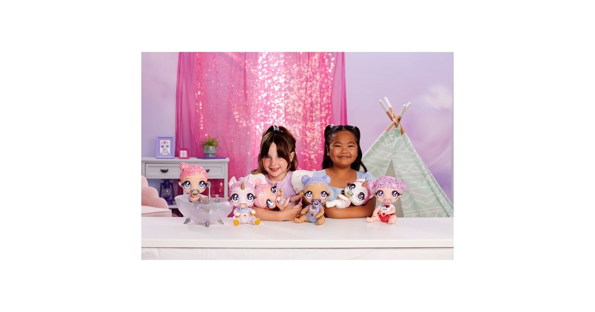 MGA EntertainmentGlitter Babyz - Bruisende badkuip met kleurverandering Poppenmeubel