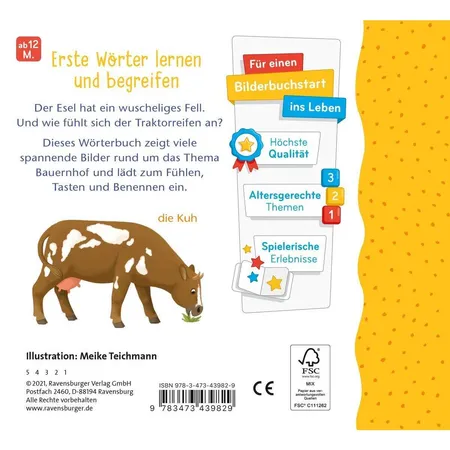 Ravensburger Wörterbuch zum Fühlen: Bauernhof