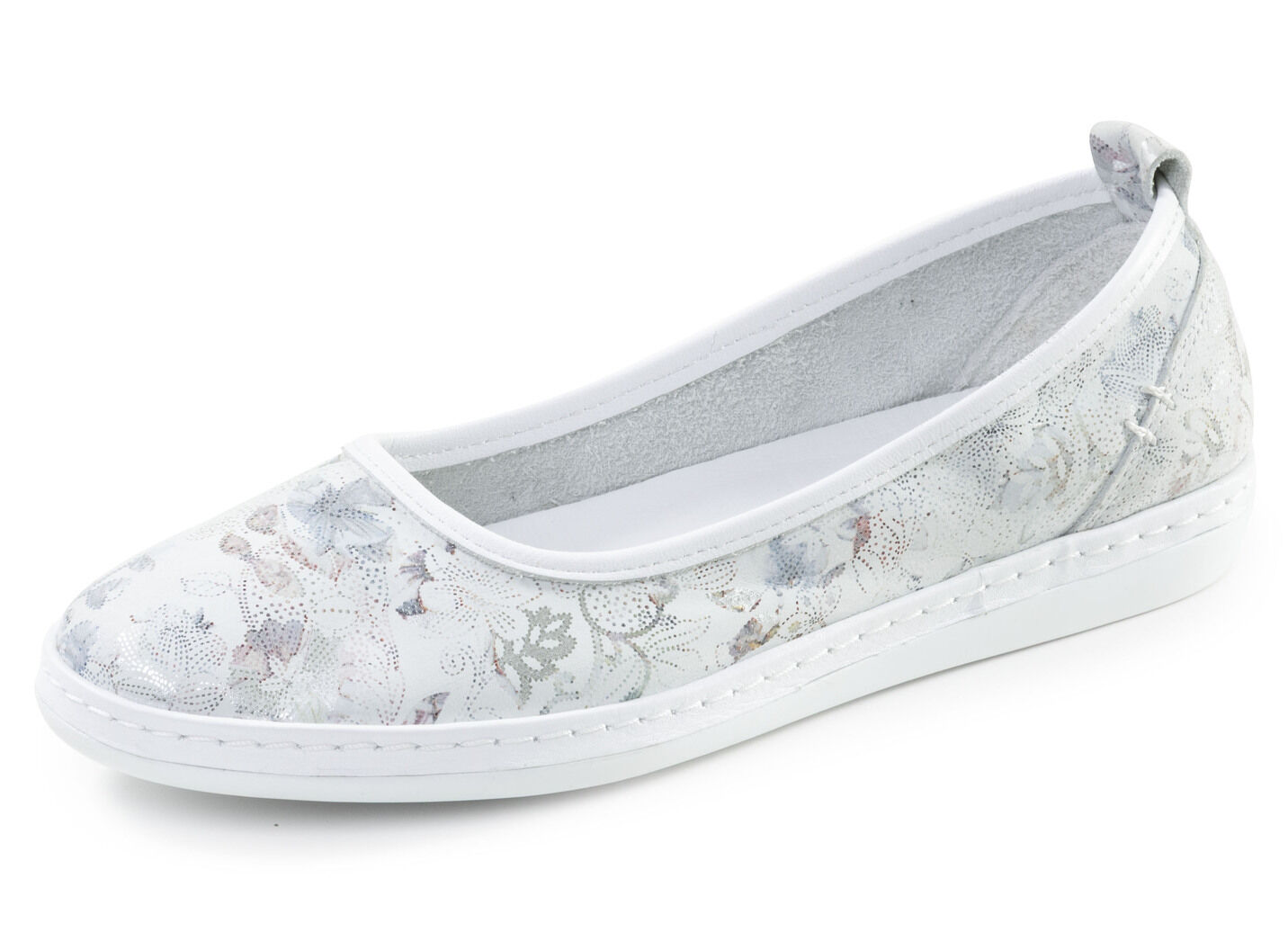 Andrea Conti, schicke Damen-Ballerinas, Weite G, mit herausnehmbarem Fussbett