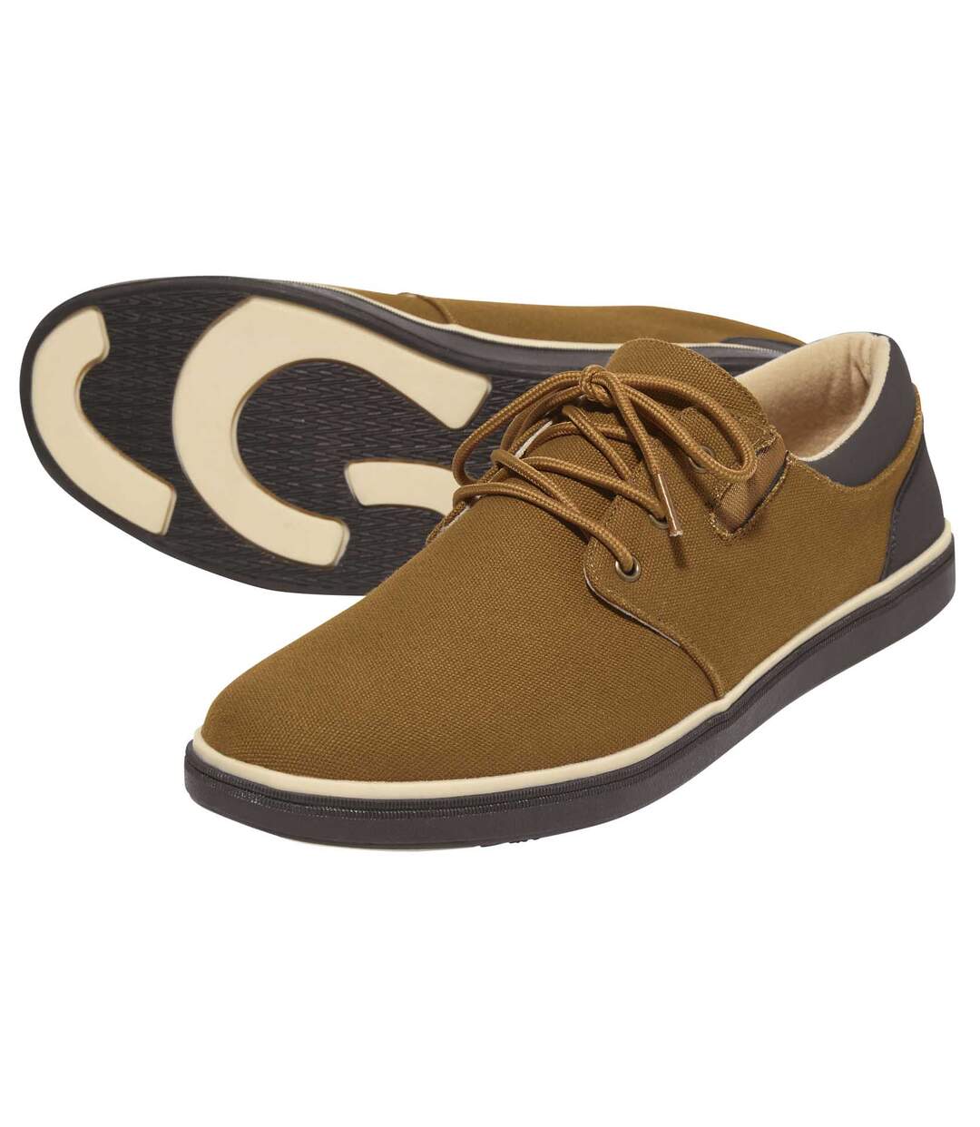 Mocassins Élastiqués en Toile