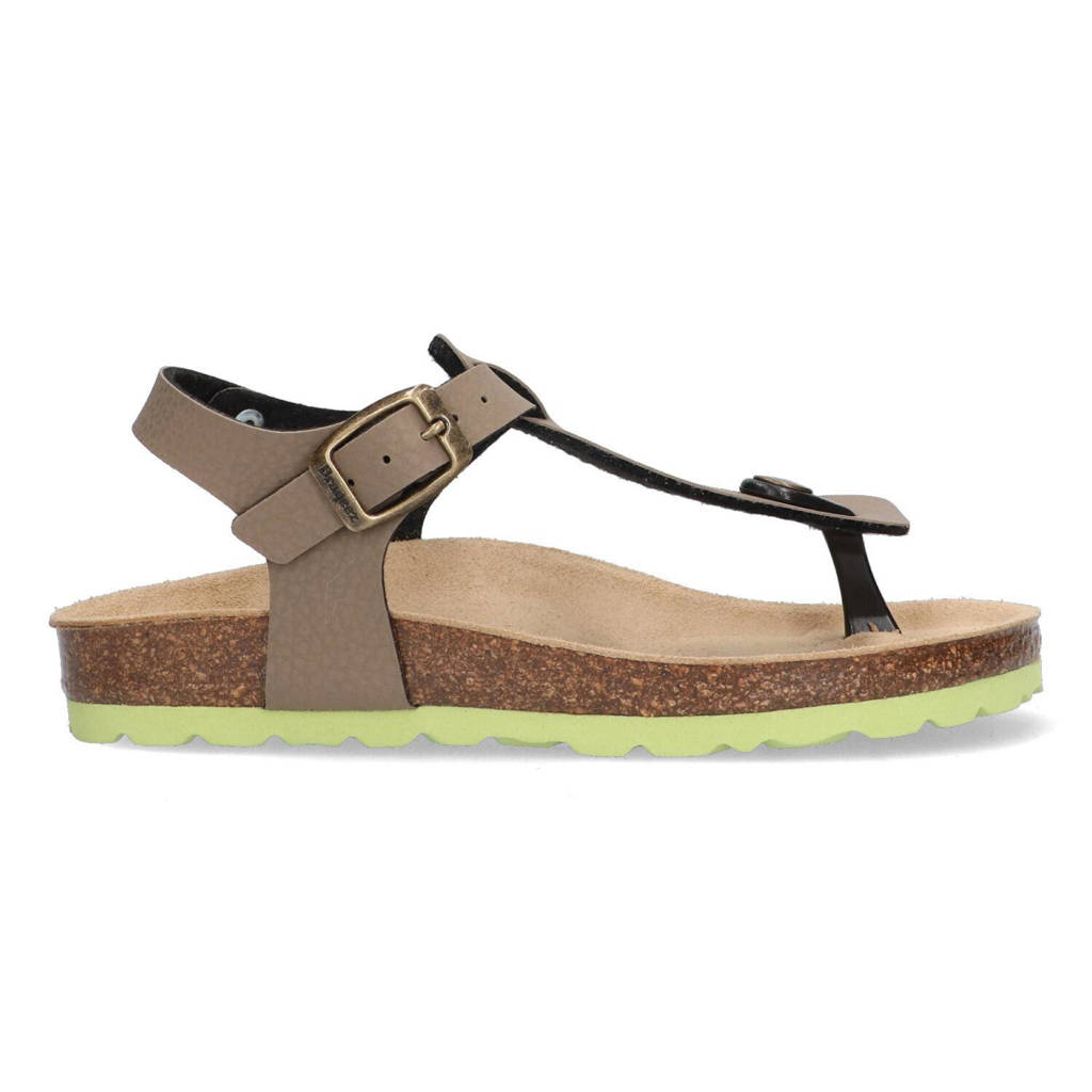 Braqeez Sammy Spainsandalen taupe