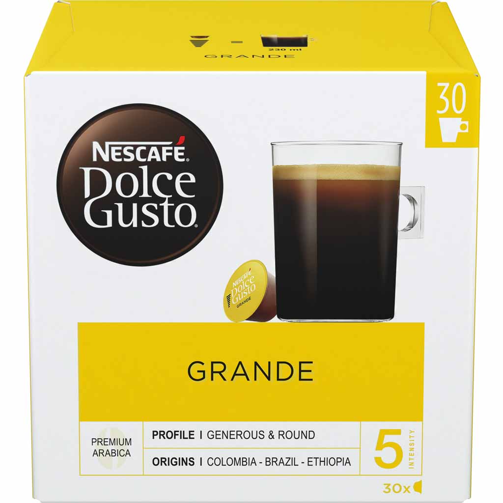 Nescafe Dolce Gusto Kapseln Grande 30 Tassen 240g MHD:31.10.25