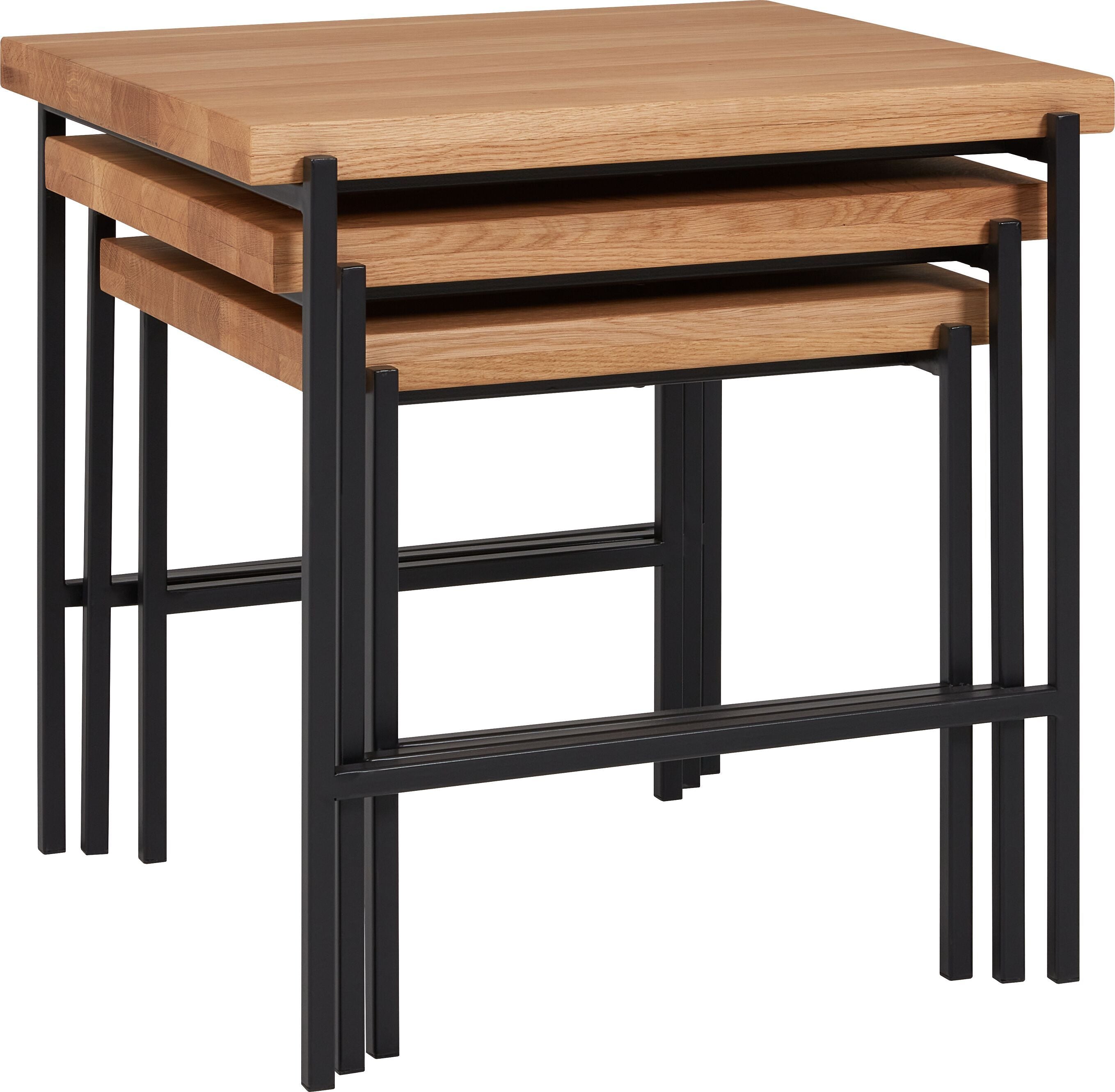 RUBY II Beistelltisch - Natur / B: 52.0 cm x T: 50.0 cm x H: 55.0 cm