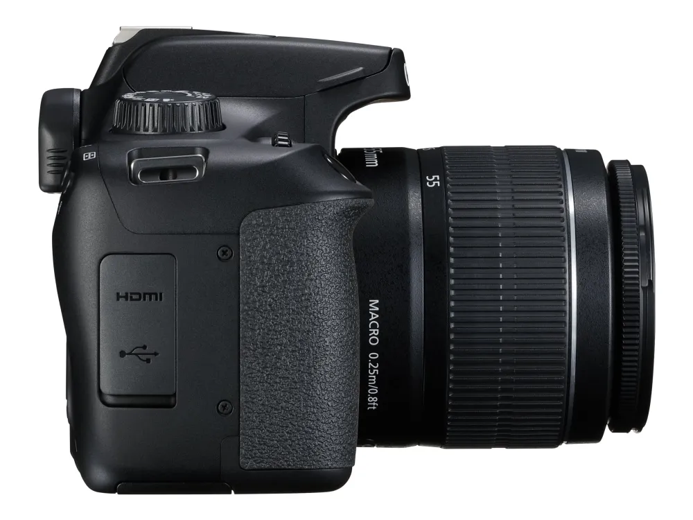 Canon EOS 4000D - Digitalkamera - SLR - 18.0 MP - APS-C - 1080 p / 30 fps - Wi-Fi - svart (Only Body, no lens)