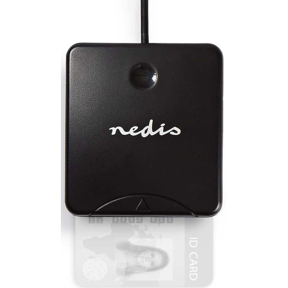 Nedis CRDRU2SM1BK Smartcard kaartlezer USB