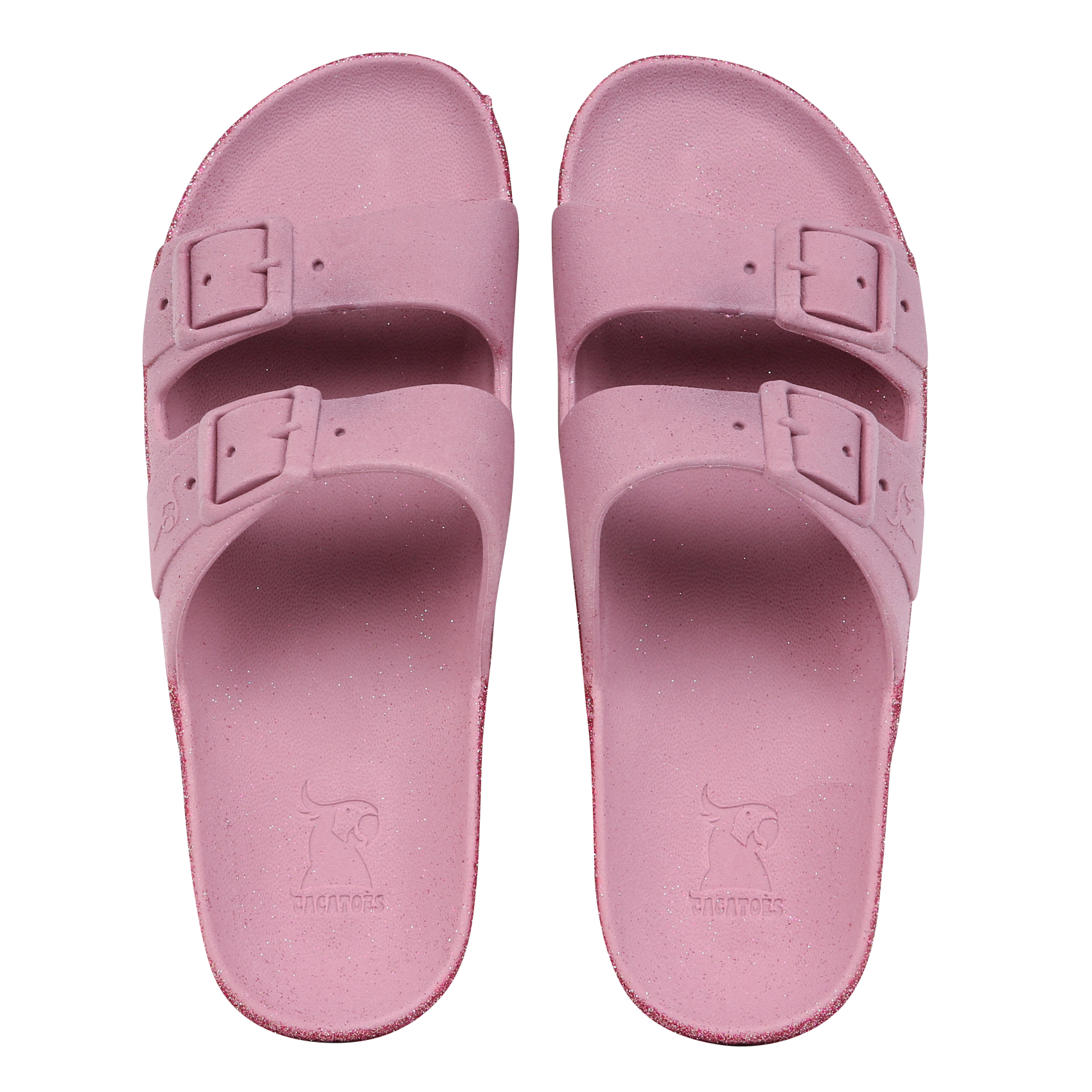 TULIPA - Mules plates pailletées | Rose