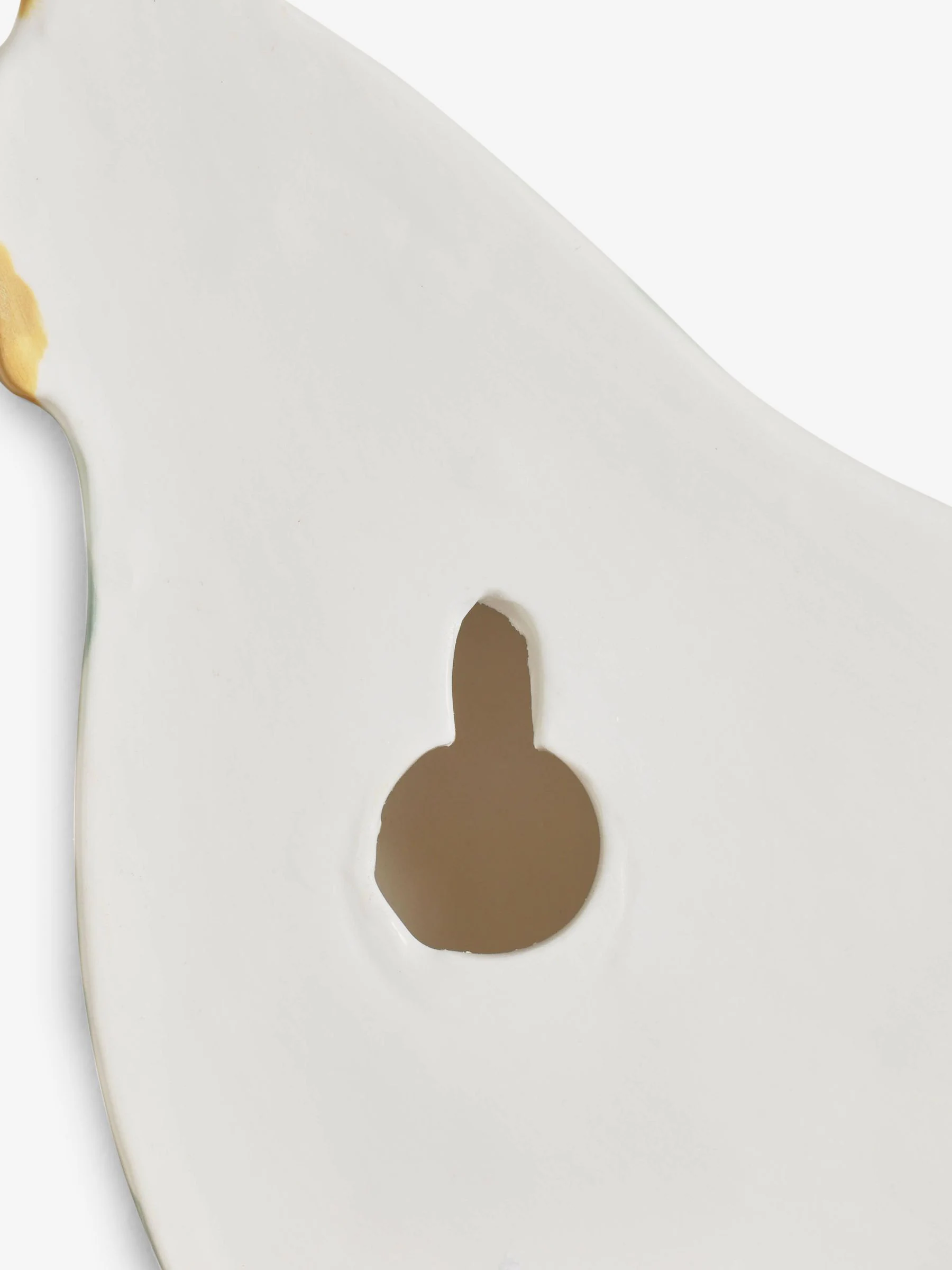 Set of 2 Pat and Peggy Chicken Ceramic Wall Plaques