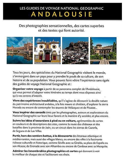 NATIONAL GEOGRAPHIC - ANDALOUSIE NATIONAL GEOGRAPHIC