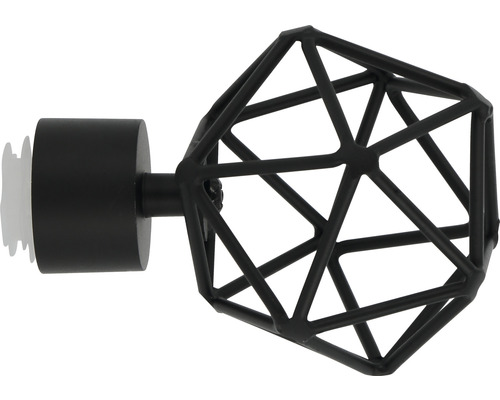 Filaire eindstuk voor Premium Black Line, mat zwart, Ø 28 mm, 1 st.