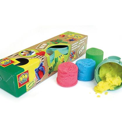SES Creative Knete - ECO - 4x90 g - 4 Farben