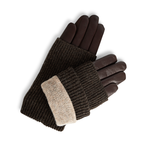 Markberg Helly Handsker, Dark Brown, 7.5