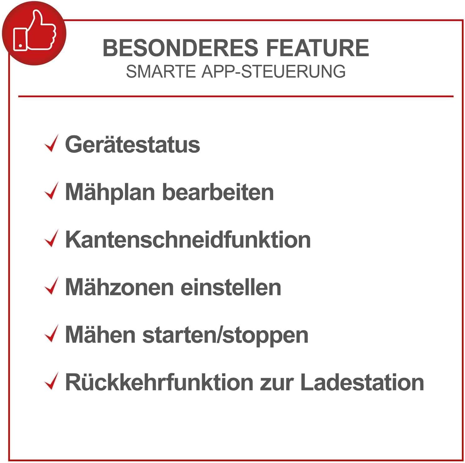 Scheppach Mähroboter RLM500W bis zu 500qm² - inkl. Ersatzmesser | 18cm Schnittbreite | 20-60 mm Schnitthöhe | Regensensor | WiFi & BT | App gesteuert | 35% Steigung | inkl. Station & Zubehör