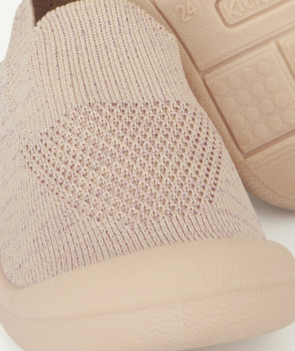 KICKERSCHAUSSONS BÉBÉ FILLE KICK EASY ROSE BRILLANT