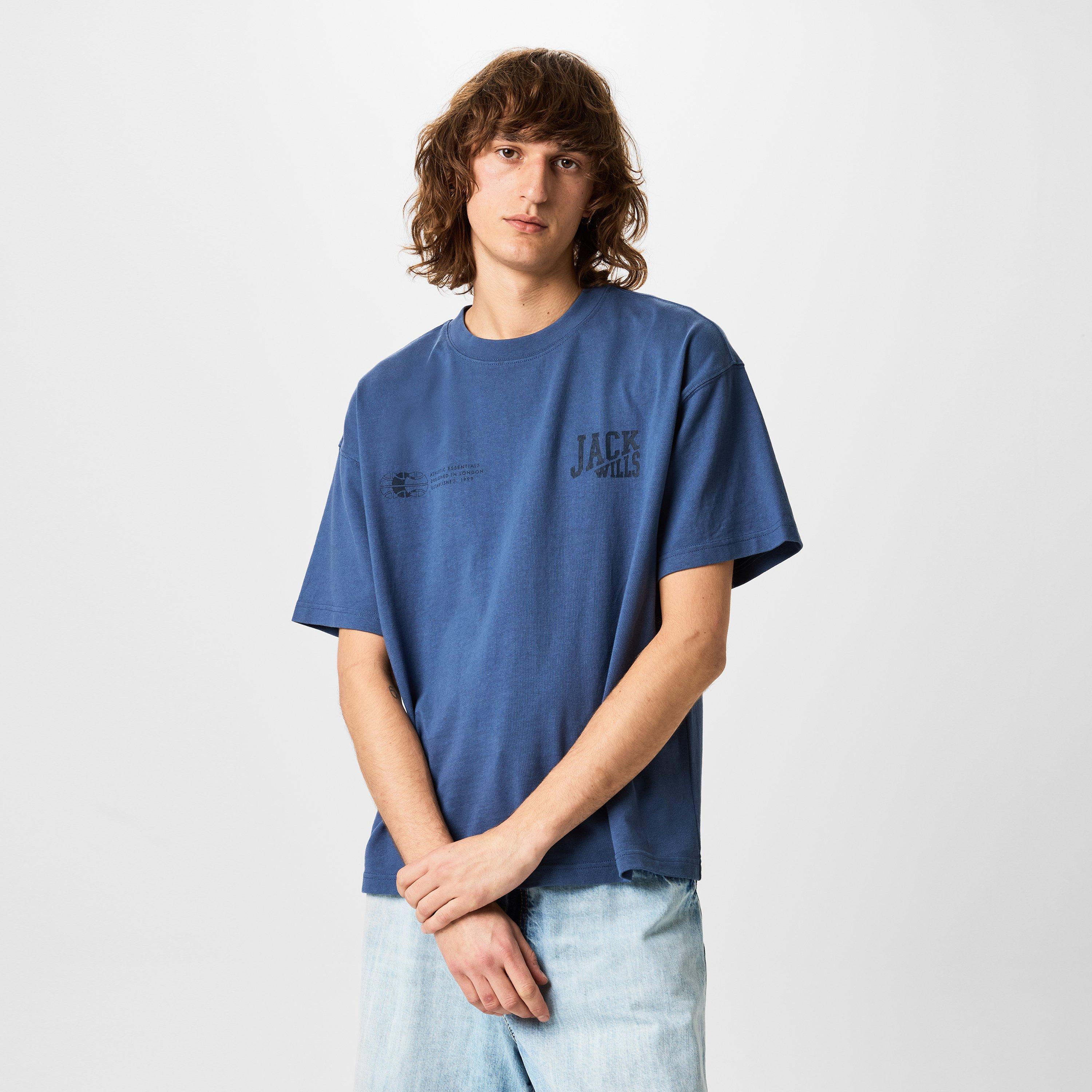 Jack Wills JW Stacked Logo T Shirt