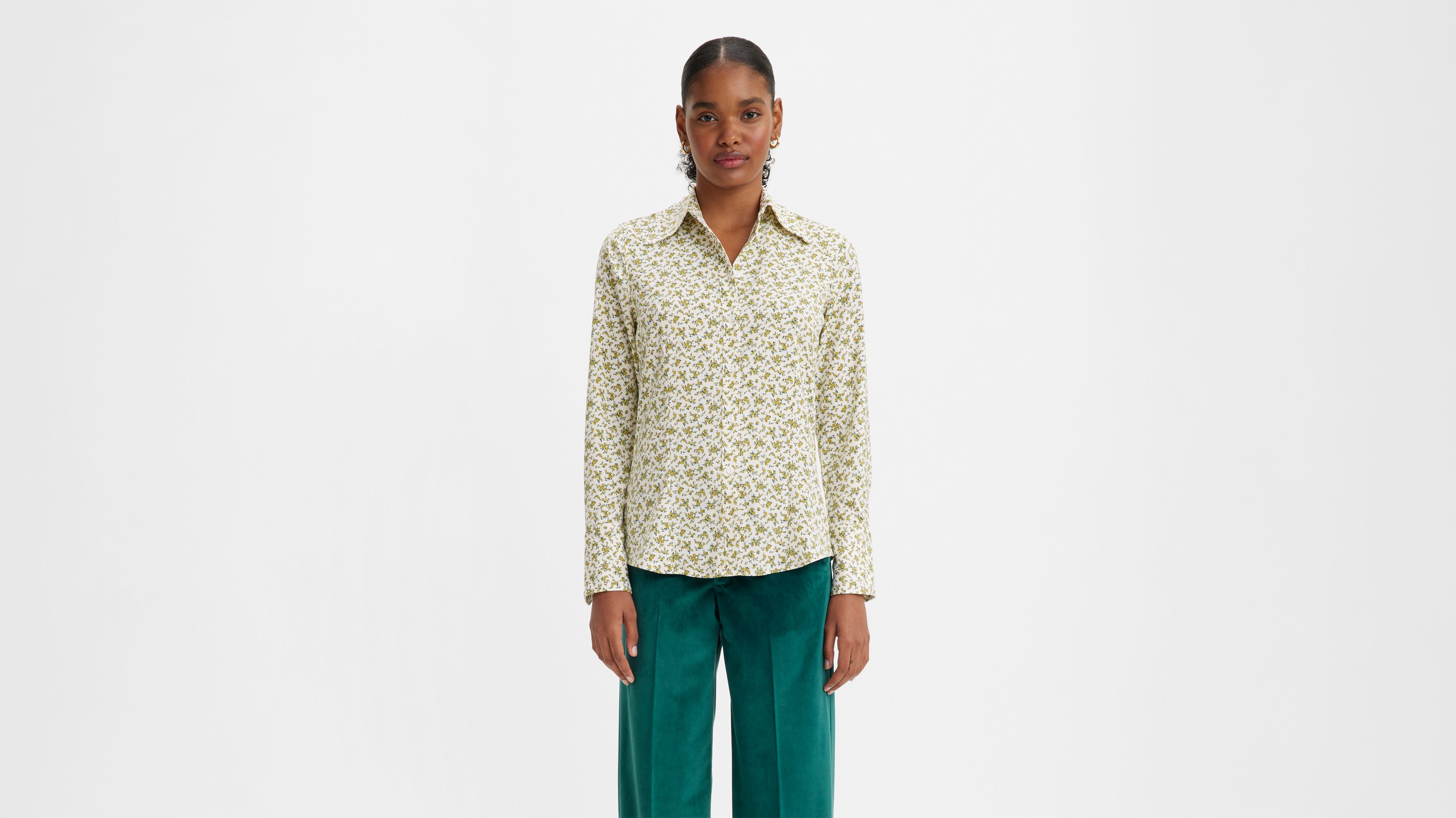 Blouse Maeve - Elodie Floral Moss - Multicolore