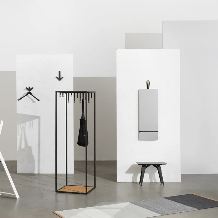 Design House Stockholm - Atelier Garderobe, schwarz