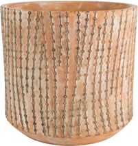 TS bloempot Valene oranje D 14 H 13 cm