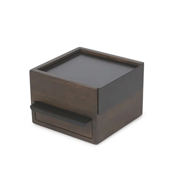 Umbra - Stowit Mini Schmuckkasten, Walnuss / schwarz