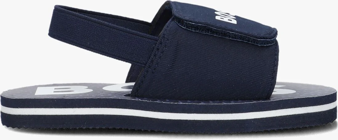 BOSS KIDS blauwe boss kids slippers chinelo j50889