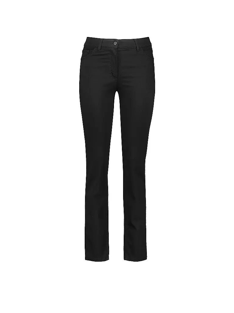 GERRY WEBER Jeans Straight Fit schwarz