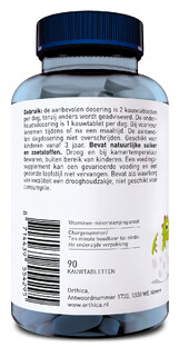 Orthica Dino Minerals Kauwtabletten 90KTB
