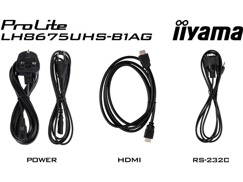 iiyama Public Display ProLite LH8675UHS-B1AG 85.6 