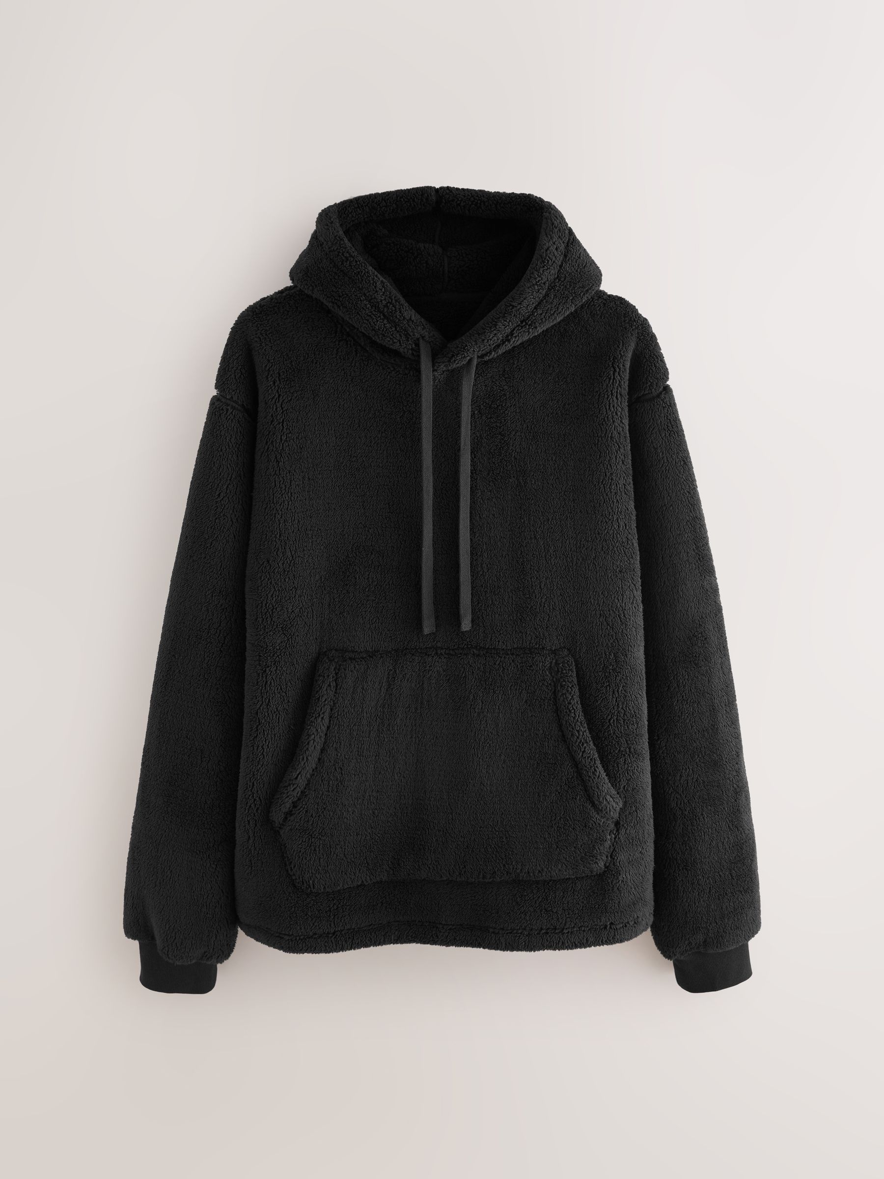 Black Chamonix Pattern - Pullover hoodie van borg