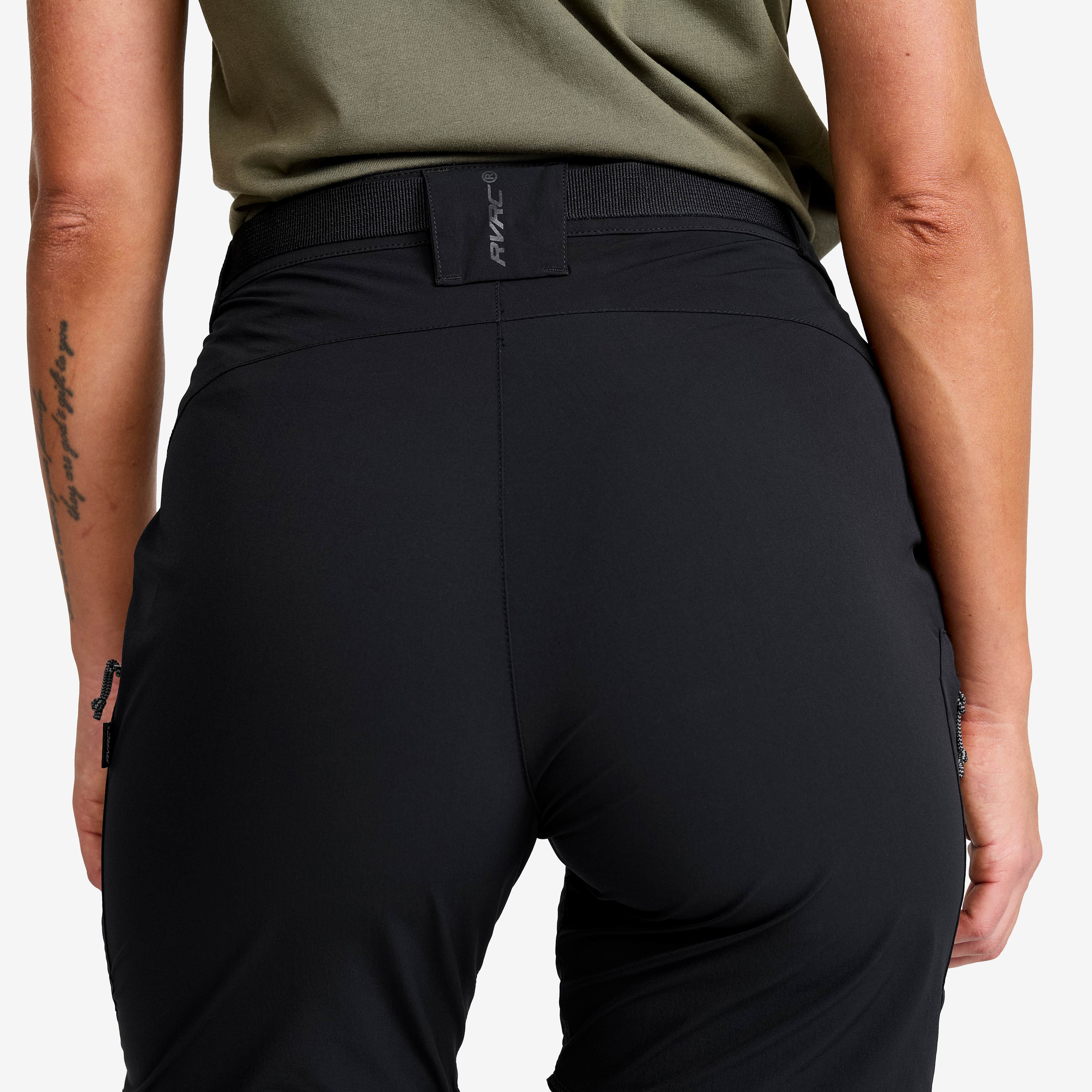 Elevate Hiking Zip-off Pants Dame Black