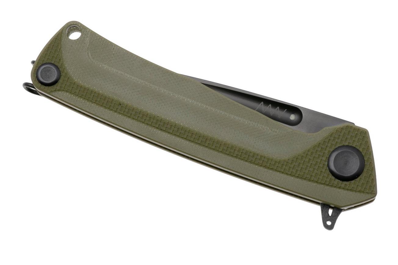 ANV Z200 PLUS-006, DLC Sleipner, Olive G10 zakmes