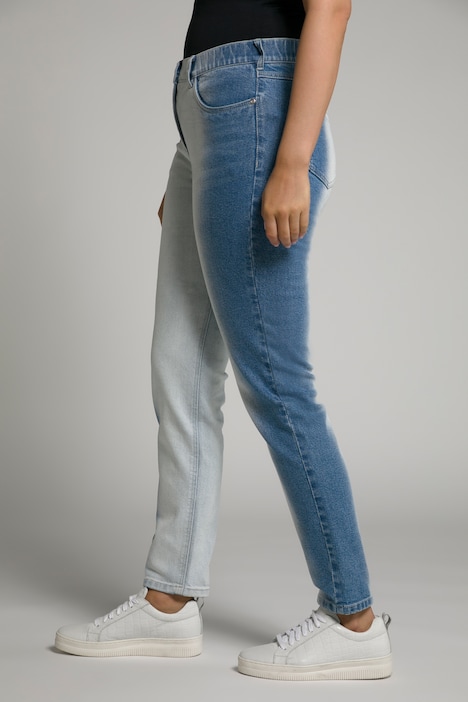 Jeans Sarah, Bleaching-Effekt, High Waist, schmales Bein