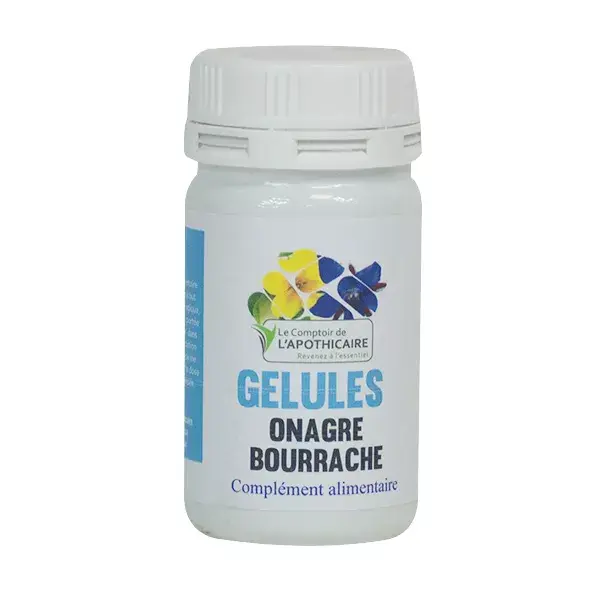 Le Comptoir de l'Apothicaire Onagre Bourrache Bio 90 gélules