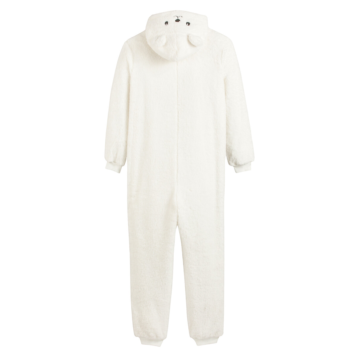 COLEÇÕES LA REDOUTE<br>Macacão com capuz fofinho, estampa de urso