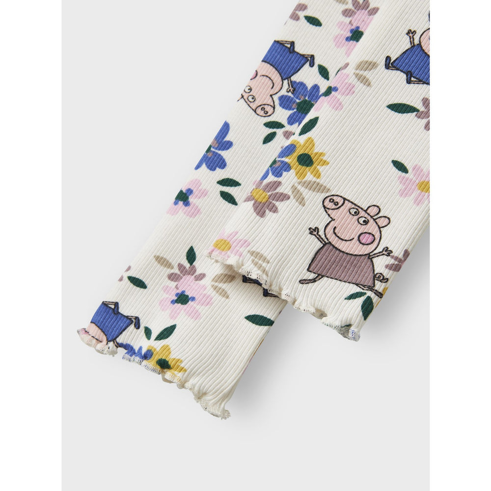 Køb Name It Cloud Dancer Nmfansa Peppa Leggings Cplg