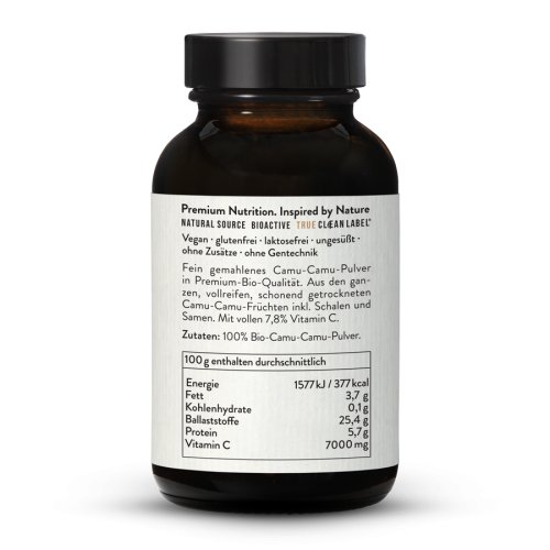 Sunday Natural Products  Bio Camu CamuPulver Wild7,8 % Vitamin C