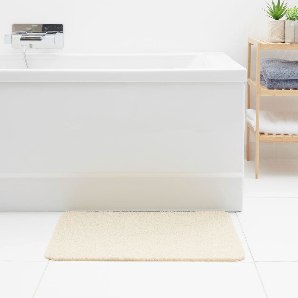 Tapis de douche anti-dérapant 60x40cm beige