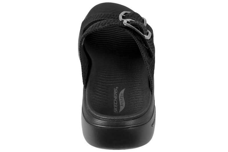 SKECHERS GO WALK ARCH FIT 2.0 SANDAL CHLOE BLACK SLENTERS
