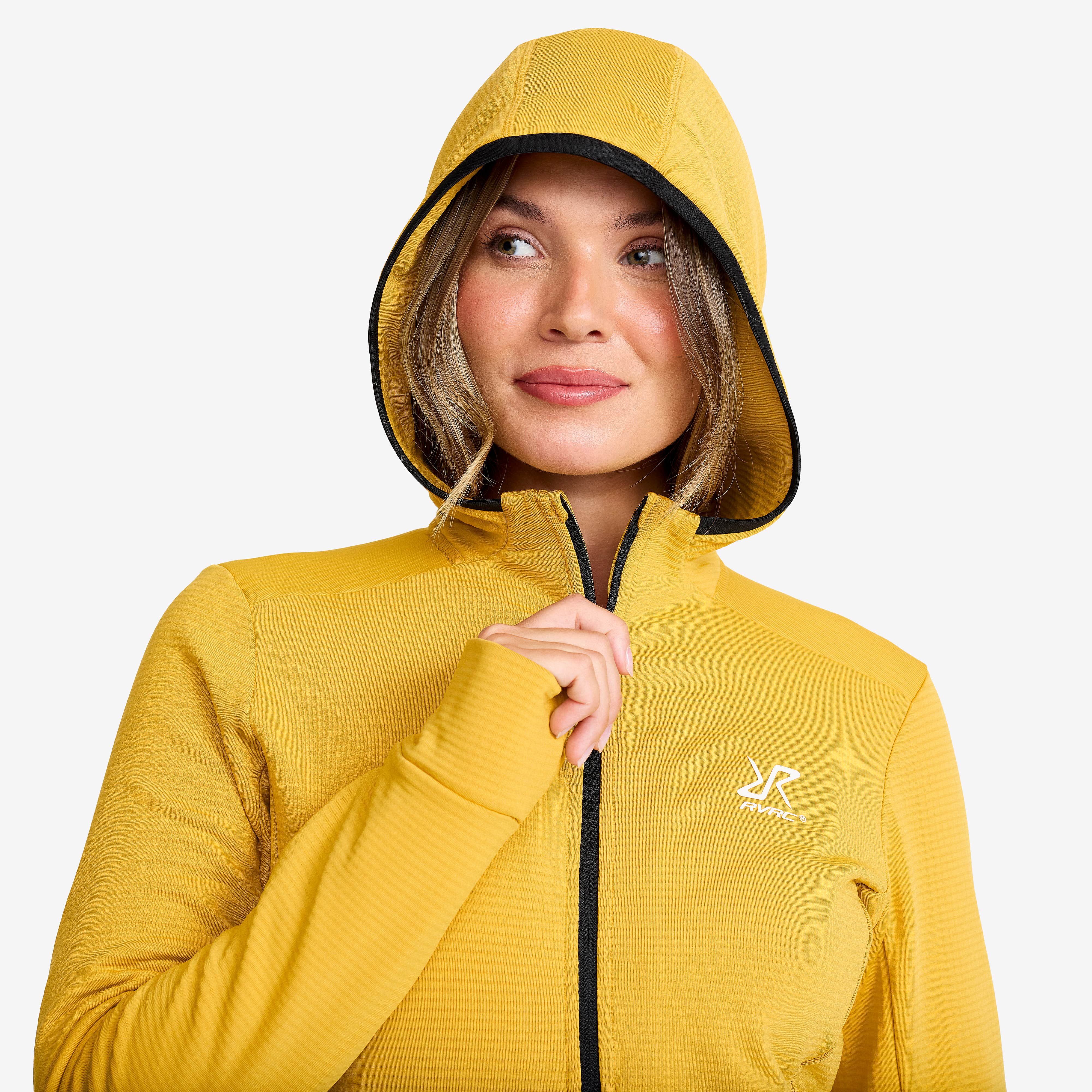 Waffle Hoodie Dame Sauterne