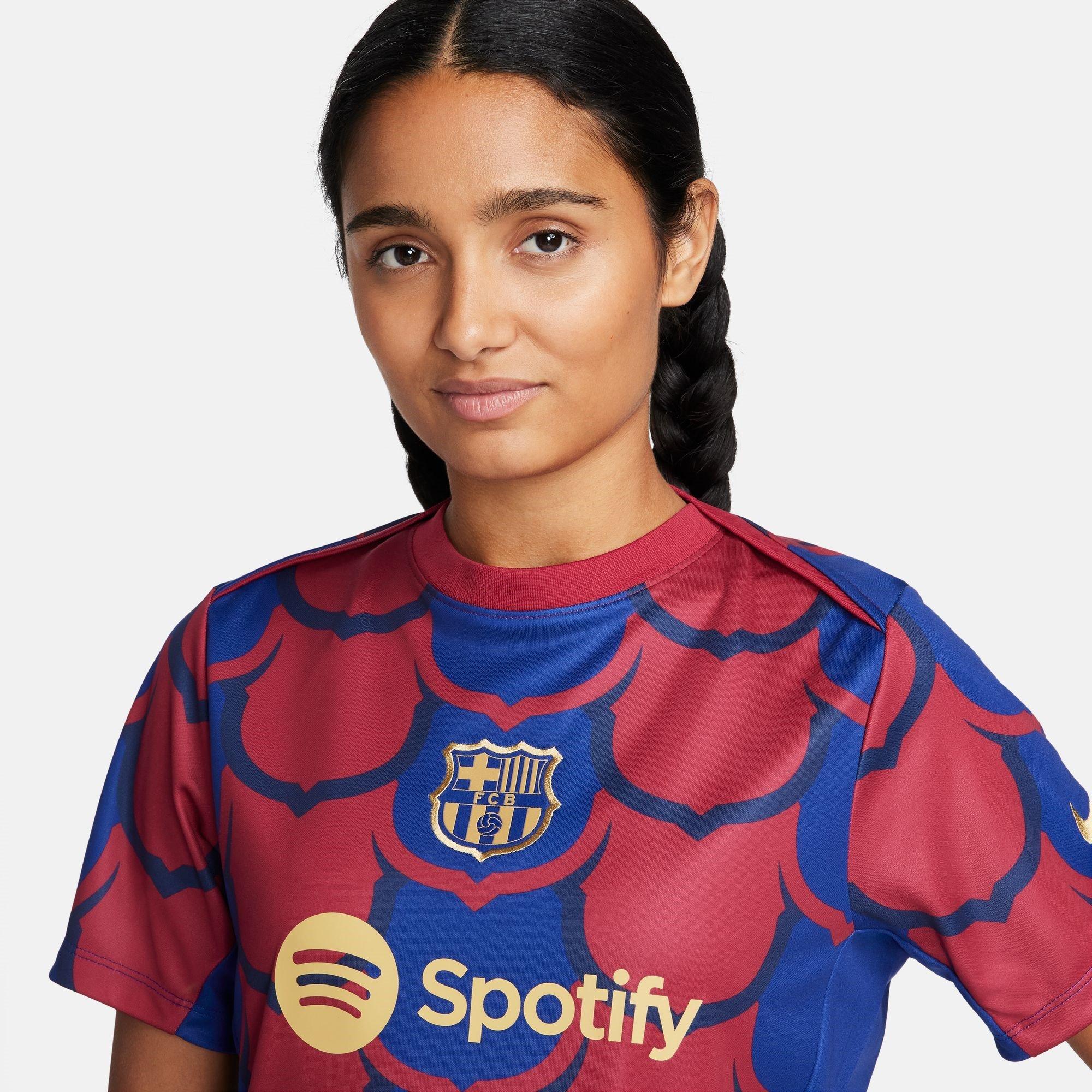 Nike FC Barcelona Academy Pro Pre Match Top 2023 2024 Womens