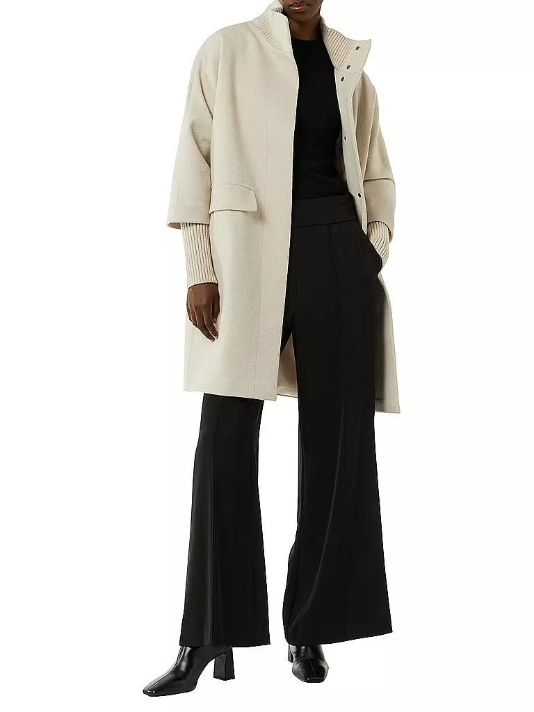 COMMA Wollmantel beige