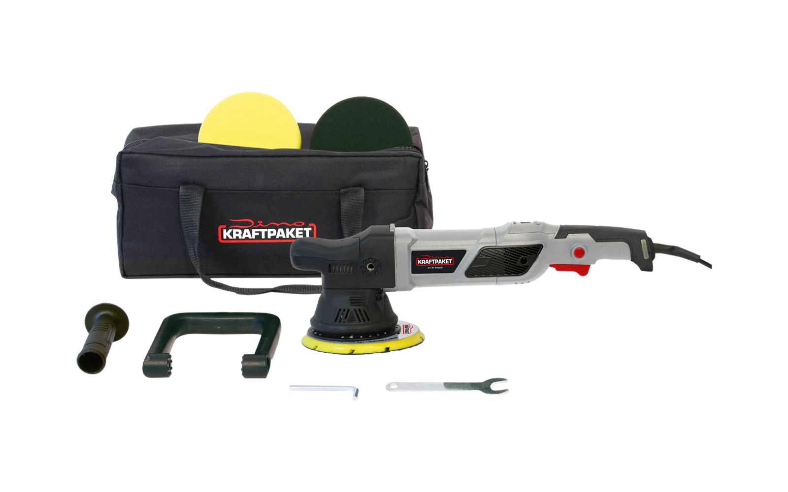 Dino KRAFTPAKET Poliermaschine Exzenter 15mm 950W