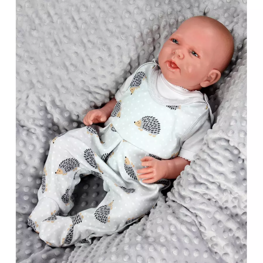 TupTam Baby Mädchen Strampler mit Fuß 3er Pack weiß