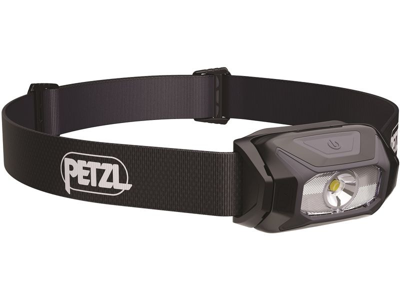 Petzl Stirnlampe Tikkina Schwarz, 300 lm Einfach zu bedienende Kompakt-Kopflampe