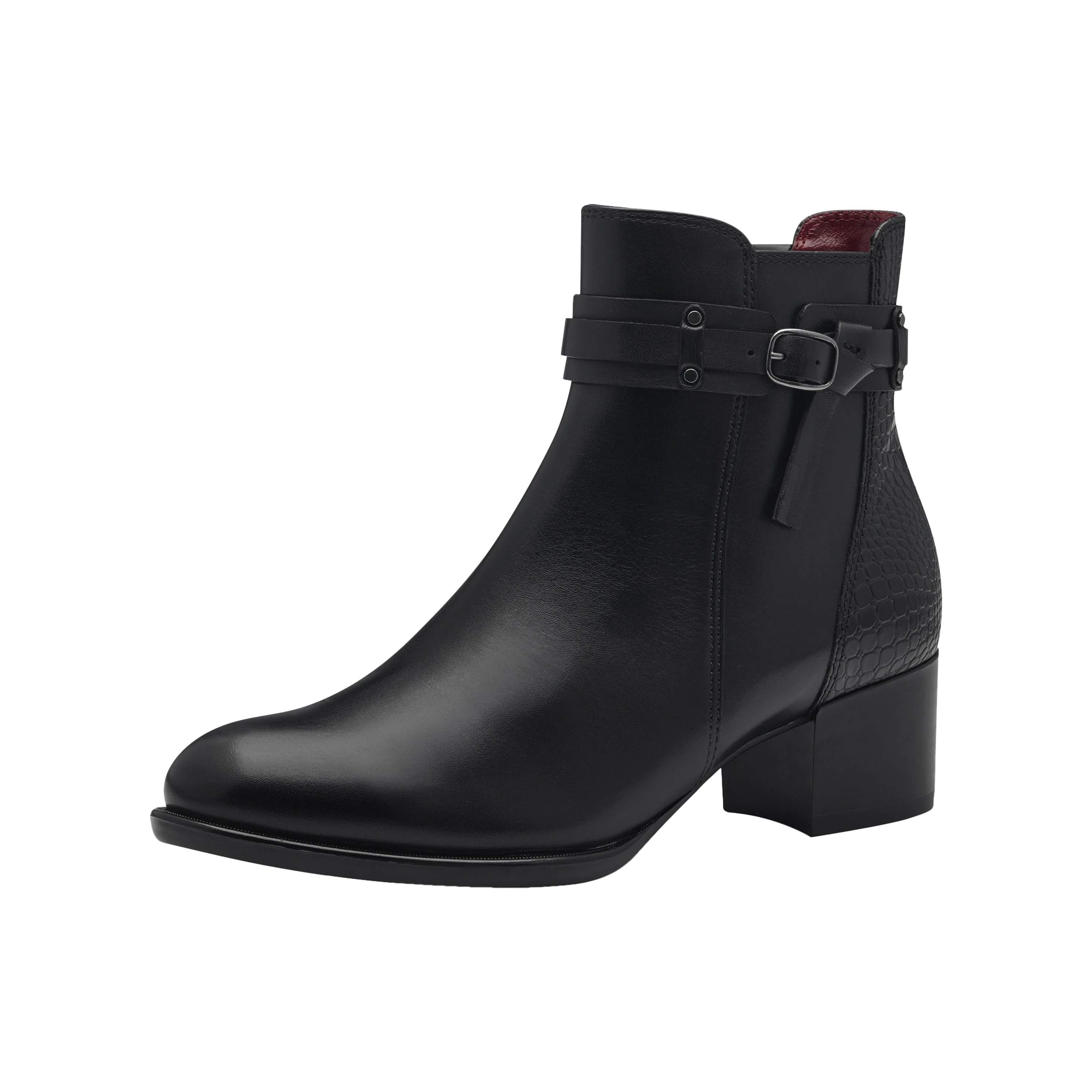 Bottines cuir | Noir