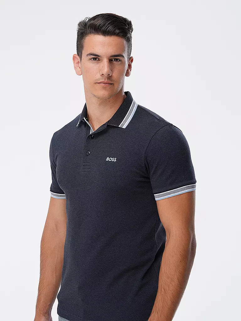 BOSS Poloshirt Regular Fit PADDY dunkelblau