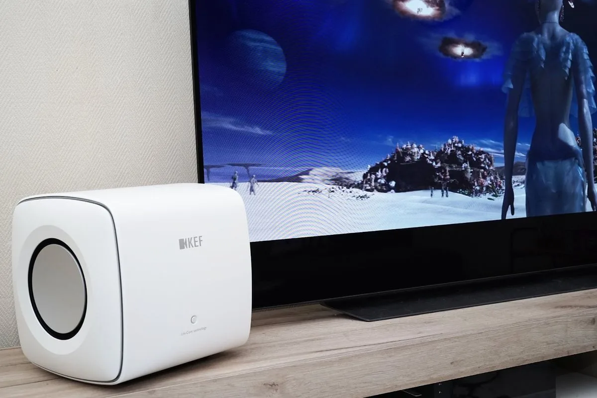 KEF KC 62 Blanc mat Caissons de basses