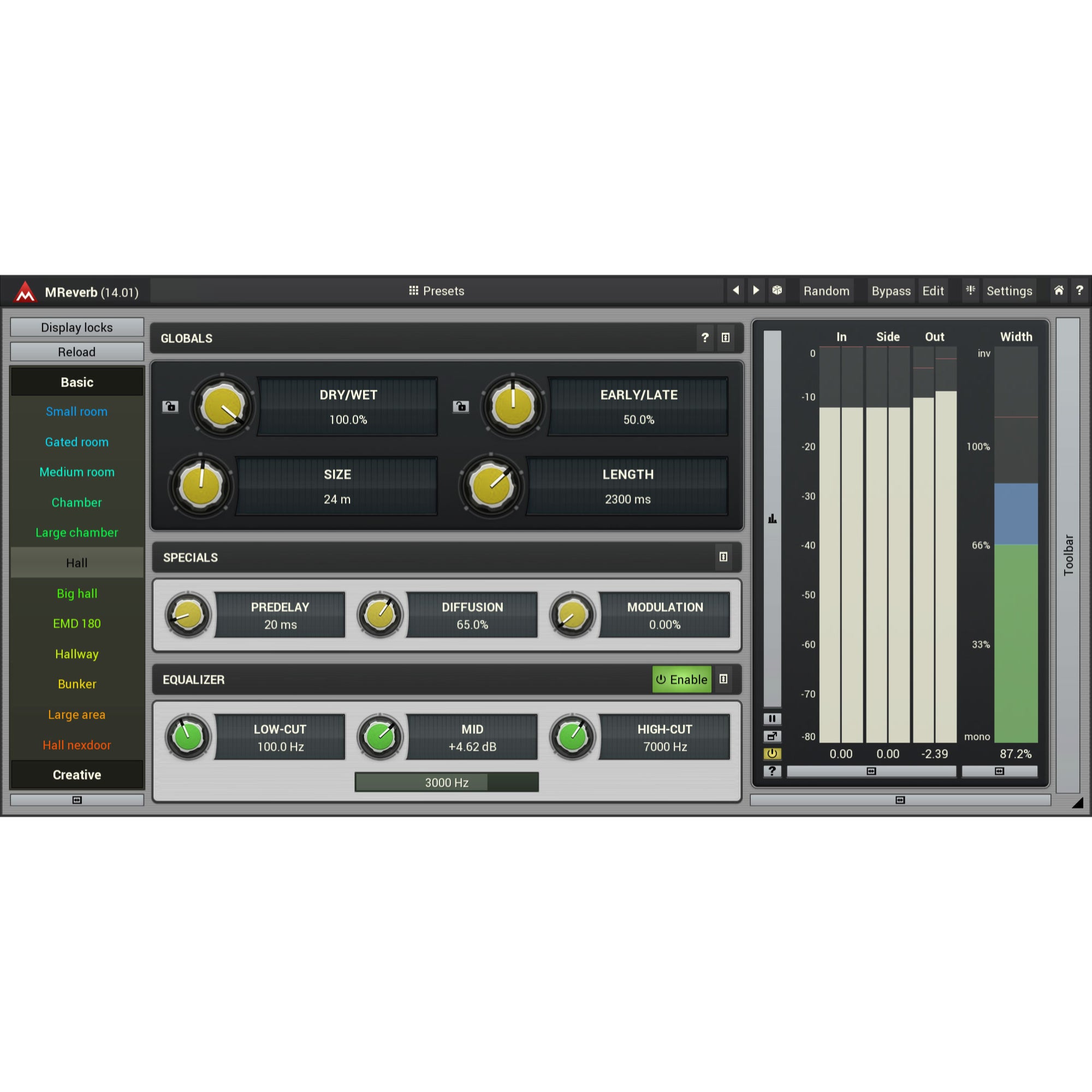 MeldaProduction MReverb (download)