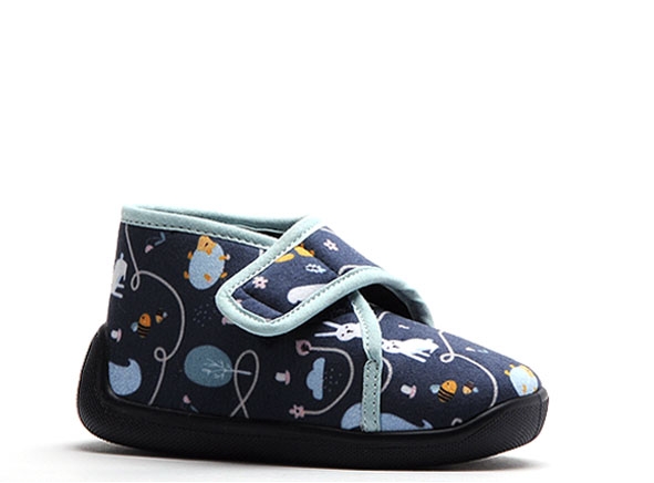 Bossi chaussons bebe galia  8367 bleu