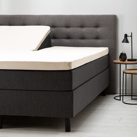 Hoeslaken Comfort Stretch - Splittopper - Creme