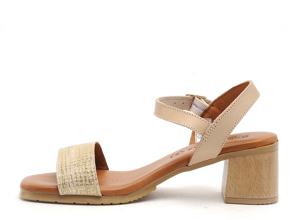 Eva frutos nu pieds talons femme 3490 beige